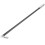 Phlegsive21,8" gardinstav i aluminium med trykknap (sort) 1