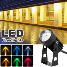 Projecteurs LED SUGARMOM5W IP65 étanches, faisceau étroit, orientables à 180, éclairage mural extérieur pour bâtiments