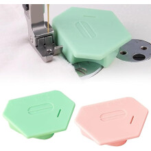 2PCS Magnetic Seam Guide for Sewing Machine, Polygonal Multifucntional Seam Guide Hemmer Guide with Scale, Universal Sewing Accessories and SuppliesA