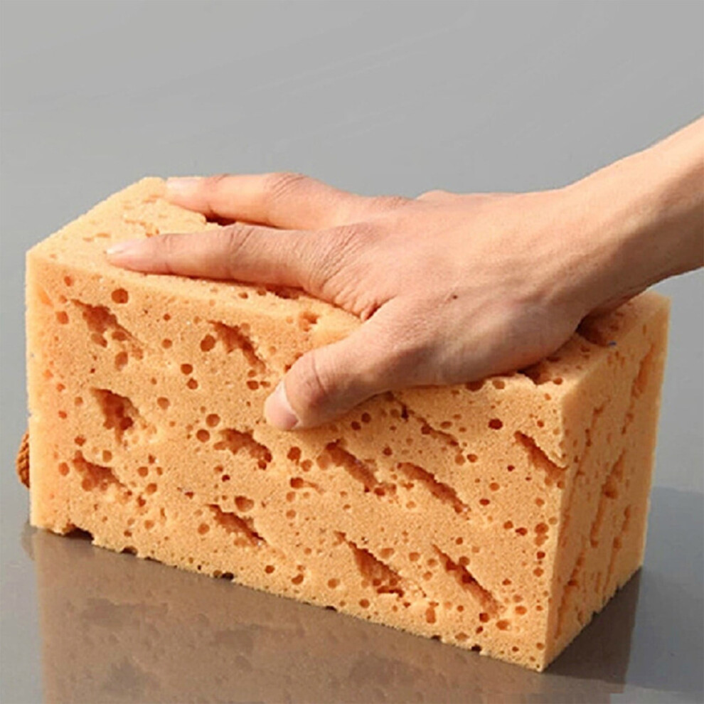 Gnobogi Car Cleaning Honeycomb Waxing Super Absorbent Multi Bubble Sponge Tool Auto Accessories On Clearance Coral 9085618247086