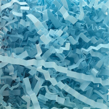 Papier de remplissage froissé CISIL100G, bleu clair - Compatible avec les boîtes cadeaux, coussin de rembourrage pour Noël, Halloween, mariage,
