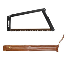 Lierteer Foldable Wood Saw Outdoor Aluminum Alloy Multifuctional Bucksaw W Storage Pouch