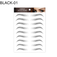 Happydeer 6D Long Lasting Waterproof Natural Bionic Eyebrow Tattoo Water Transfer Sticker