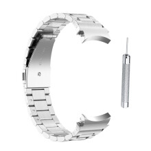 Samsung Galaxy Watch5 -kellonranneke, ruostumattomasta teräksestä valmistettu metalliranneke, jossa on tukeva istuvuus ja tyylikäs muotoilu,