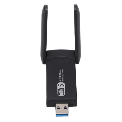 Δέκτης WiFi Εξωτερικός προσαρμογέας USB διπλής ζώνης Προσαρμογέας ασύρματου 1