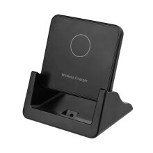 Bluetooth-högtalare med Qi-certifierad trådlös laddningsstation, modulärt laddningssystem, strömförsörjning, 3.0, vertikal laddning,