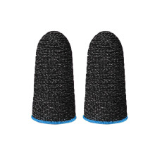 Funda para dedos para gamers, estructura resistente a la intemperie, transferencia de señal táctil conductiva, transpirable y absorbente del sudor,