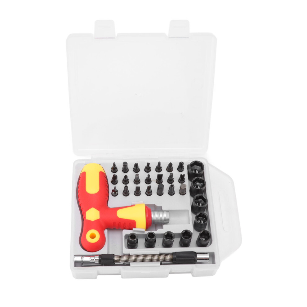 Built In Magnets Ratcheting Screwdriver Set Efficient Ratcheting Mechanism Fast Charging Comfortable Grip Rechargable Battery Design Magnetic Bit 9191629779376