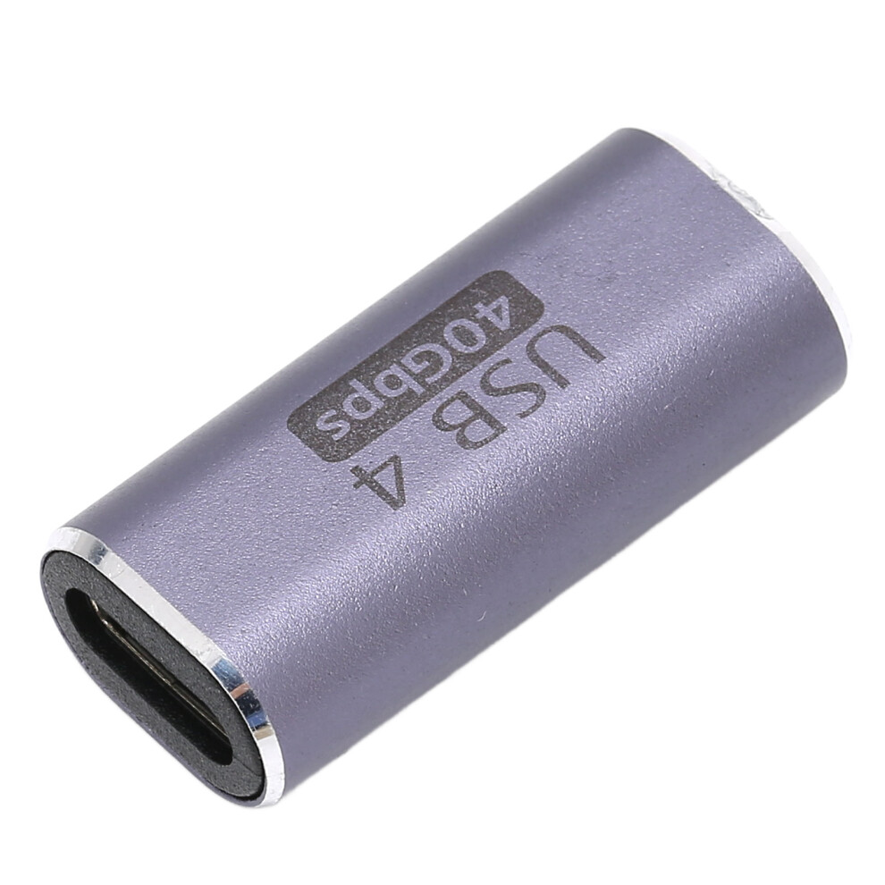 Usb C Female To Female Adapter, Wide Compatibility Usb4.0 Coupler With 40Gbps 100W Charging High Speed Transmission, Supports 8K@60Hz 4K@120Hz For Thu 9012494568110