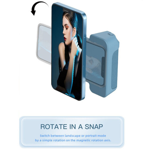 Φορητή λαβή κάμερας smartphone με ασύρματη φόρτιση, εύκολη πρόσβαση σε μαγνητική βάση, 1
