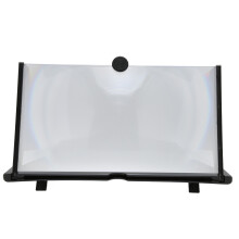 Gift Choice Screen Magnifier, Portable 3D HD Vision Screen Enlarger with Eye Protection for Movies Videos Gaming, Slim Foldable Stand for All Smartpho
