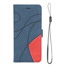 Korthållarfack Plånboksfodral för Samsung Galaxy S-serien, PU-läderfodral med magnetiskt lock och stötsäker TPU-inredning, stöd med händer