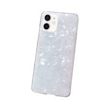 Carcasă Elegance pentru iPhone cu spate lucios, carcasă rezistentă la șocuri, margini ridicate, sticlă transparentă, ultra amplificare, suport