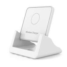 Bluetooth-högtalare med Qi-certifierad trådlös laddningsstation, modulärt laddningssystem, strömförsörjning, 3.0, vertikal laddning,