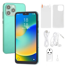 Móvil 5G básico desbloqueado con pantalla HD y funcionalidad de doble SIM, compatible con tecnología de desbloqueo facial y múltiples bandas de