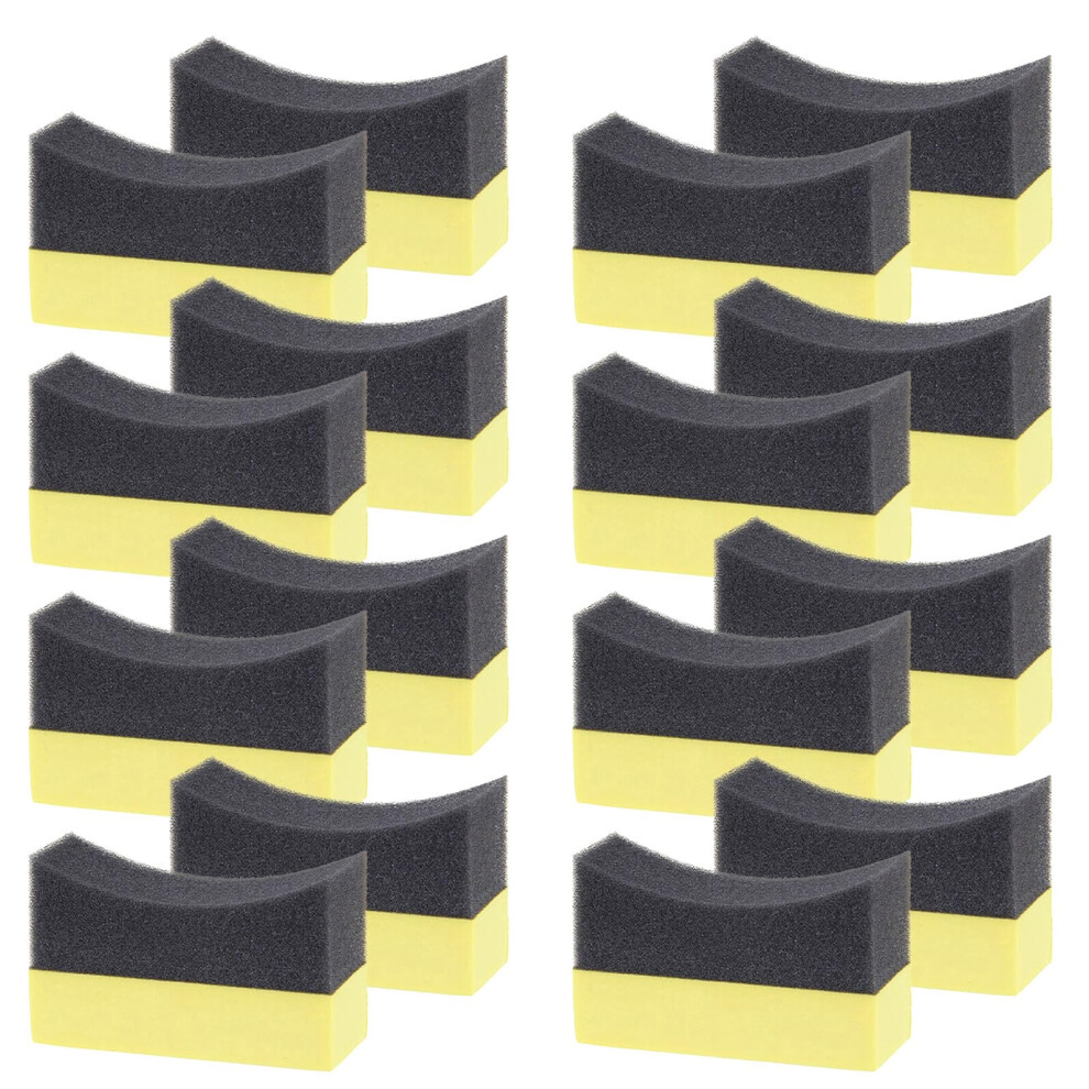 30Pcs Car Wash Kit With Tire Shine Applicator Eva Sponge Pads For Wheels Glass Interior Cleaning 9044945022957