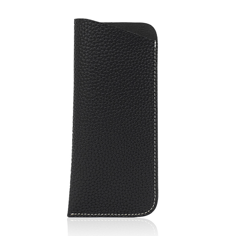 PU Leather Eyeglass Case, Scratch Free Magnetic Closure Design, Lightweight Portable Glasses Case with Hard Shell, Plush Velveteen Interior Lining for