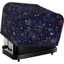 Toaster Cover 2 Slice Bread Maker Covers Machine Washable Appliance Accessories (American Red Line White Baseball)