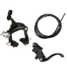 C Shape Clamp Front Brake Set Road Bike Professional Brake(Black)
