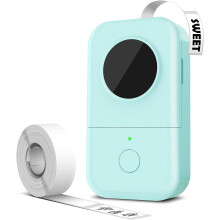 D30 Label Maker Machine with Tape, Bluetooth Thermal Mini Label Printer for Storage, Barcode, Mailing, Office