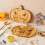Πακέτο 2 πιάτων για μπισκότα Halloween, ξύλινο πιάτο με κολοκύθα και φαντάσματα Halloween 6