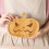Πακέτο 2 πιάτων για μπισκότα Halloween, ξύλινο πιάτο με κολοκύθα και φαντάσματα Halloween 4