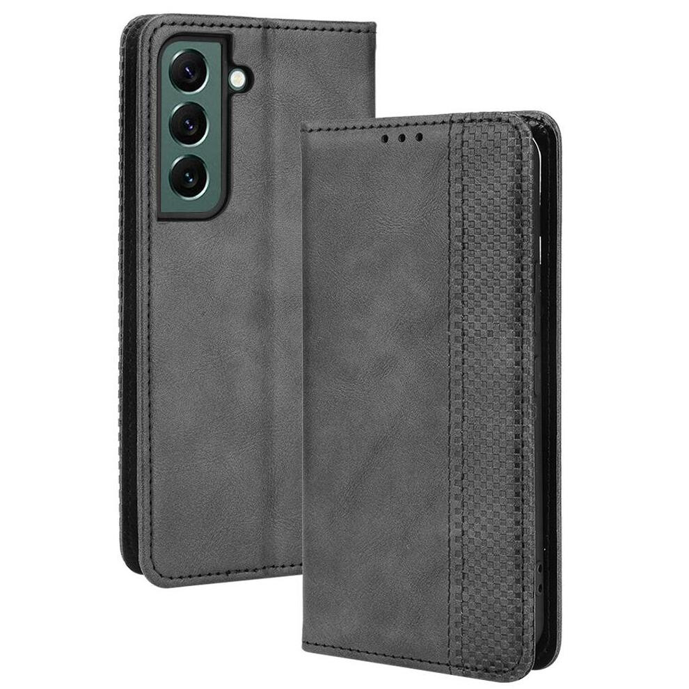 Case For Compatible With Samsung Galaxy S22 Plus 5G Wallet Magnetic Closure Pu Leather 9773935763319