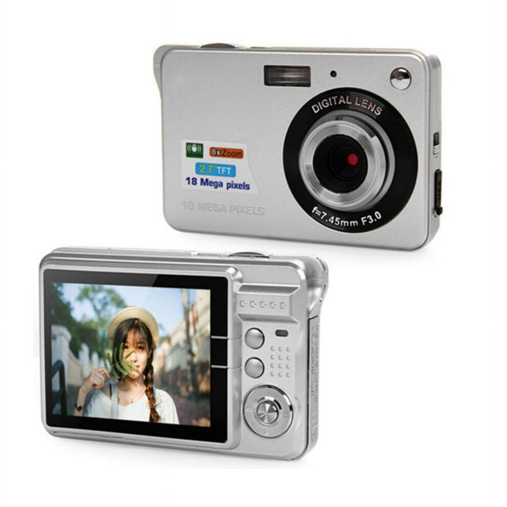 18Mp Hd Digital Camera With 2.7 Inch Lcd Screen, Rechargeable Battery, Hd Photo Video For Indoor, Outdoor Photography 9773935763029