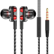 ZKCCNUK Ear Buds R1 Stereo Kabelgebundene Ohrhörer Bass-Ohrhörer 3,5-mm-Klinkenstecker Sport-Gaming-Headset