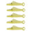 VOSS Threader Crafting Needle Tool 5PCS, Compatible with Hand Sewing & DIY Arts Crafts, Plastic Fish Shape Machine Needle 1