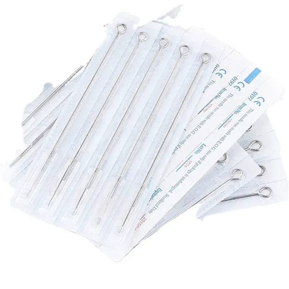 50pcs 3RL Tattoo Needles Sterile Disposable Round Liner for Precise Line Control and Smooth Ink Flow