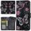 Compatível com Samsung Galaxy S10 Plus - Capa Carteira/Capa com Borboletas 1