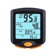 Sonderangebot! Kabelloser Fahrradtacho, kompatibel mit den meisten Fahrrädern, wasserdichter LCD-Fahrradcomputer für präzise Geschwindigkeits-,