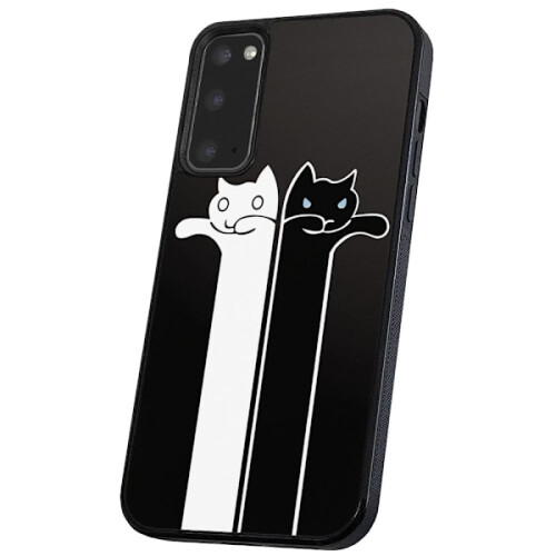 Compatível com Samsung Galaxy S20Plus - Capa/Capa para Celular com Estampa de Gatos em Formato Retangular