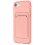 Capa elegante com compartimento para cartão - compatível com iPhone SE 2020 (Vermelho) 4