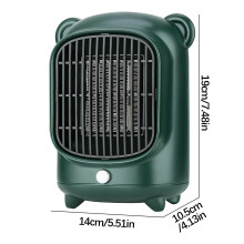 Indoor Heater Clearance Sale Desktop Mini Small Heater Fast Heat Desktop Heating Silent Electric Heater