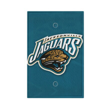 Interruttore a parete singolo Jaguars Switching Lights con cornice romana in pelle, pannello a muro singolo, doppio/a tirante.
