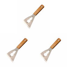 3PCS Multifunctional Stainless Steel Spatula Set, Extra Thick Cleaning Tool for Cement, Scraping & Decoration, Nail Compatible with Shovels