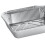 VEZEE Bandeja rectangular de aluminio desechable de 2,25 libras (10 unidades) 5