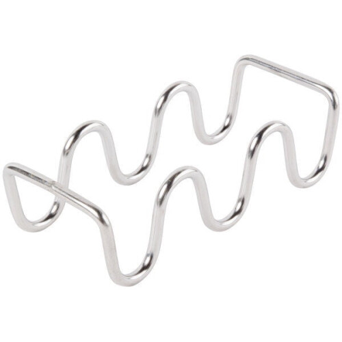 Taco-Halter aus Edelstahldraht, Ständer/Taco-Tablett mit 2 oder 3 Fächern 2