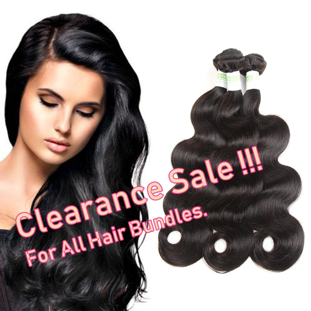 Brazilian Virgin Human Hair Bundles with Lace Frontal Straight Wave, Thick Healthy Ends, Minimal Shedding