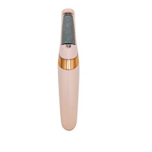Electric Foot Grinder Callus Remover with 2 Grinding Heads, Quiet LowVibration Pink Pedicure Tool