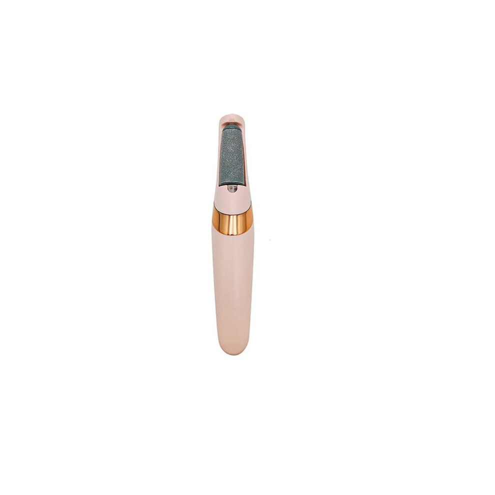Pink Electric Foot Grinder Callus Remover With 2 Grinding Heads, Quiet Lowvibration Pedicure Tool
