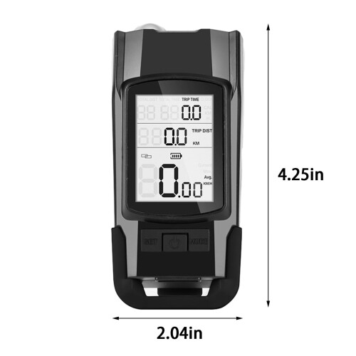 Σετ επαναφορτιζόμενων φώτων ποδηλάτου USB 4000mAh, μπροστινή λάμπα LED 800Lumen με 2