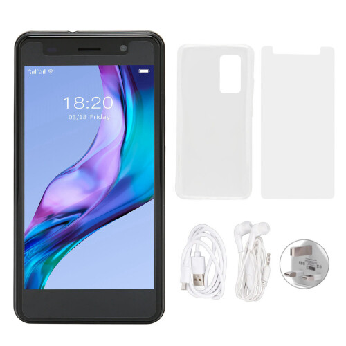 Συμπαγές smartphone Android, οθόνη πλήρους οθόνης 5,0 ιντσών, διπλή κάρτα SIM 4G LTE με αυτόματη