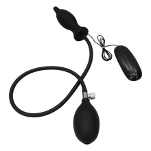 Udvideligt anallegetøj, oppustelig silikone analprop til intim udforskning, ergonomisk design for komfort og kontrol