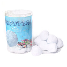 Weiche Schneespielzeuge, realistische künstliche Schneebälle für drinnen und draußen, Schneeballschlachten, Winterdekoration, Polypropylen,