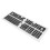 Σετ κλειδιών Double Shot Pu ημιδιαφανών, 129 κλειδιά Oem Profile Pbt Material Keycaps Λάμψη Diy Custom 6
