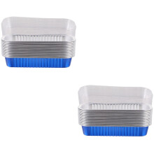 Scatola da 40 pezzi con coperchio, fornetto, friggitrice ad aria, posate usa e getta, utensili da portata usa e getta
