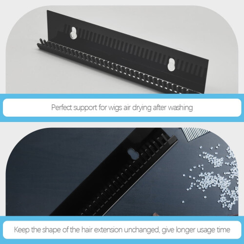 Support pour extensions de cheveux Hongchegh : rangement et coiffage sécurisés 1